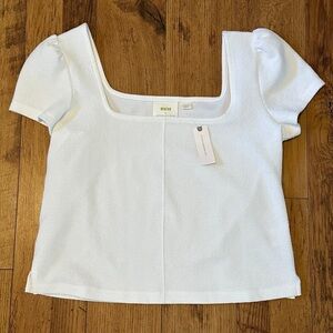 Maeve by Anthropologie White Blouse